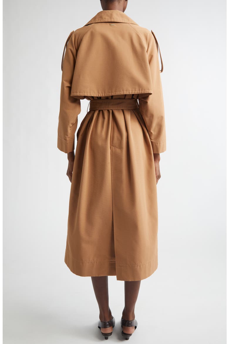 Belted Gabardine Trench Coat, Alternate, color, 2157 CAMEL