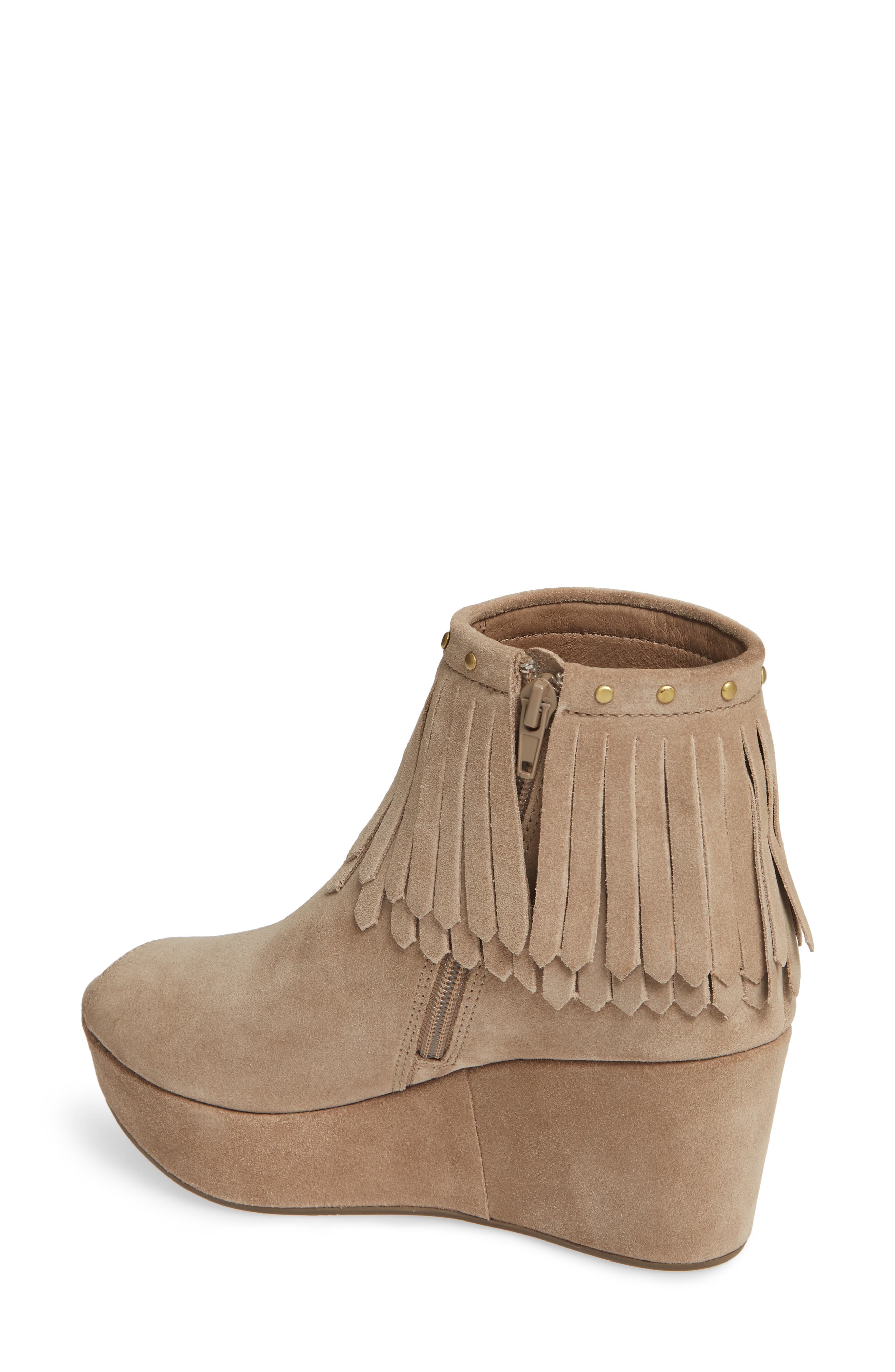 Chocolat Blu Wick Peep Toe Platform Bootie, Alternate, color, 