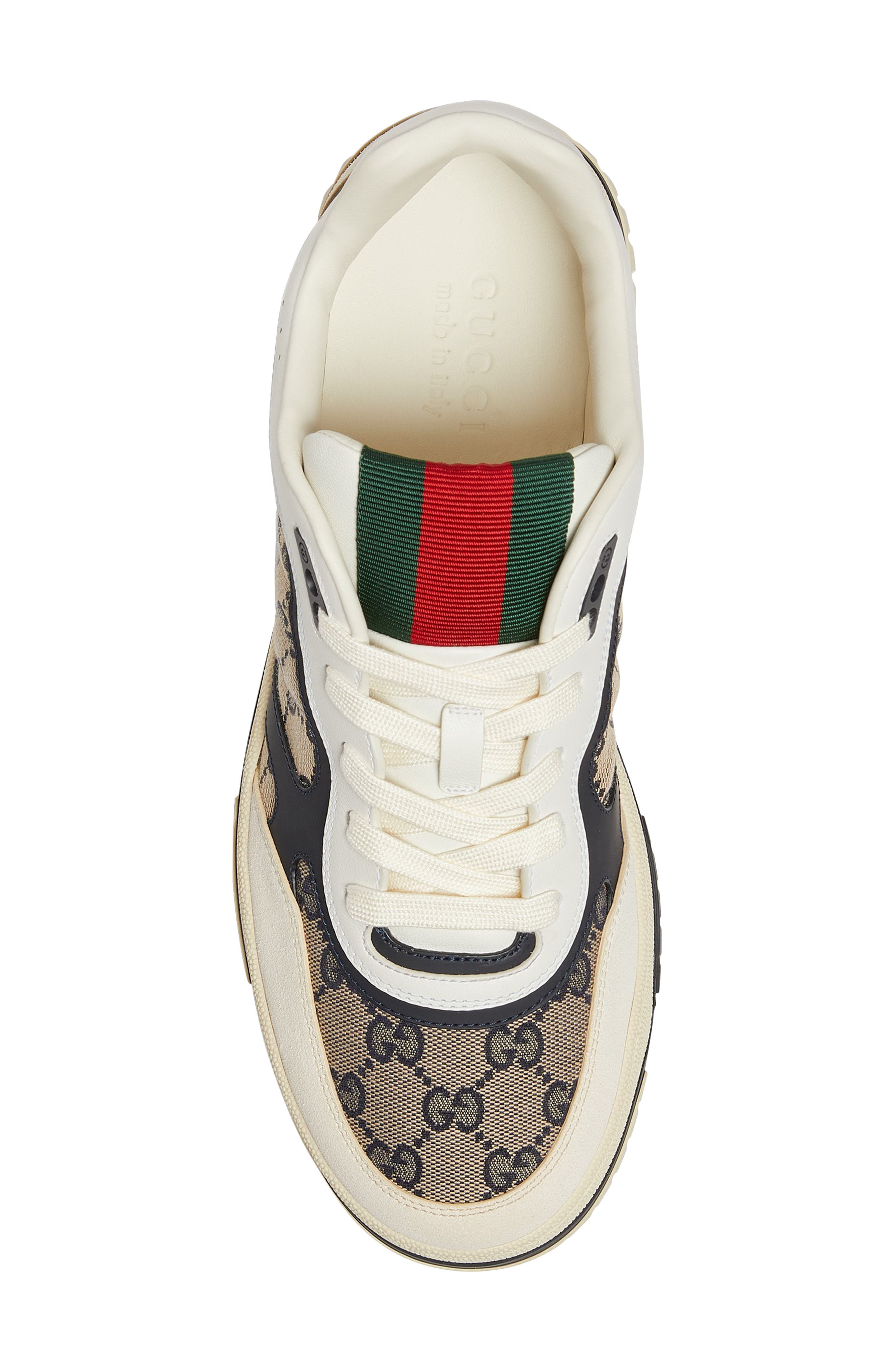 Re-Web Mixed Media Low Top Sneaker, Alternate, color, SAND