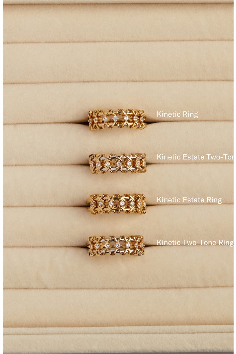 Kinetic Estate Ring, Alternate, color, Yellow Gold Vermeil