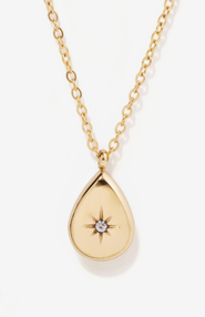 Little Sky Stone Hayley Teardrop Necklace