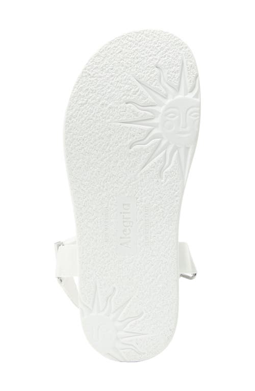 Alegria By Pg Lite Allyson Platform Sandal In White