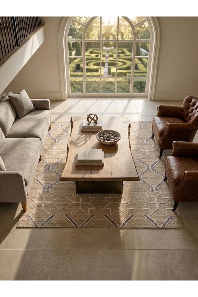 Isaa Wool Rug, Alternate, color, Brown