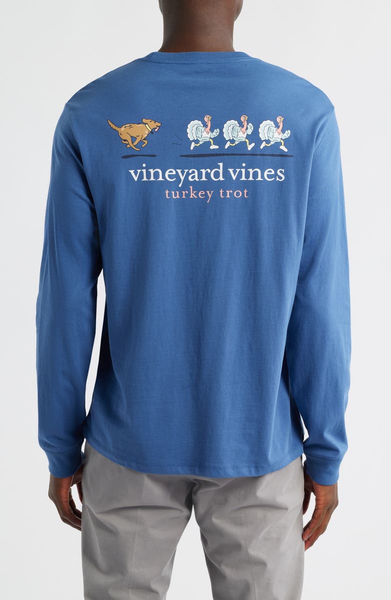 vineyard vines Turkey Trot Cotton Graphic T-Shirt, Alternate, color, Moonshine
