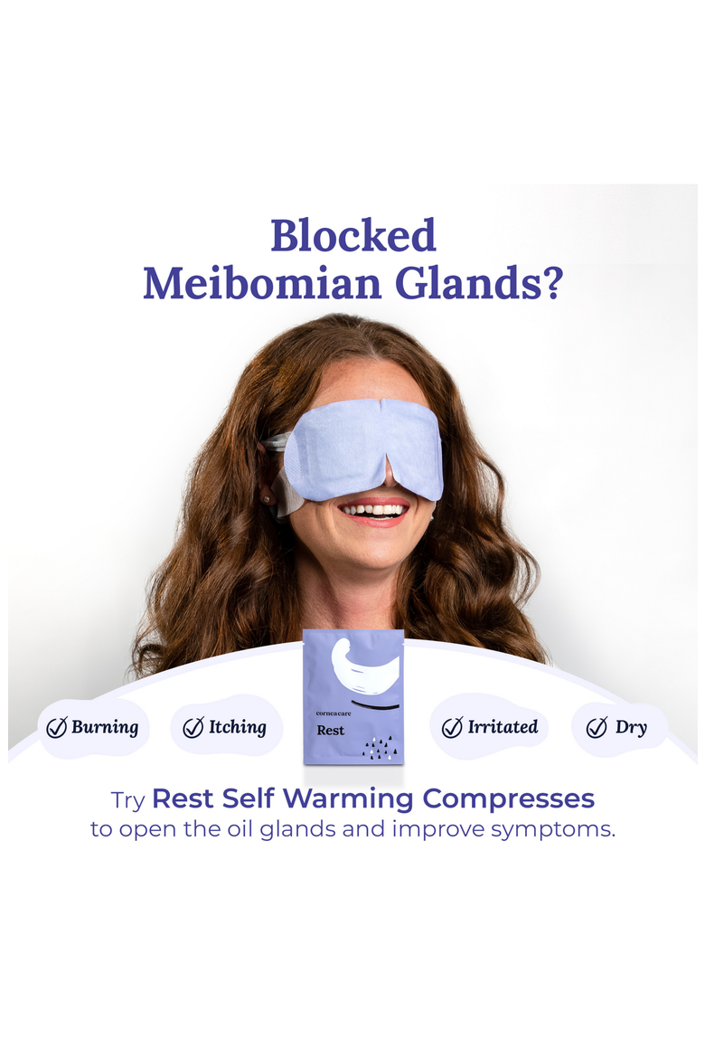 Rest Self Heating Warm Eye Compress, Alternate, color, White