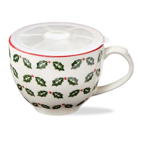 Tis The Season Soup Mug with Lid Dishwasher Safe Drinkware
