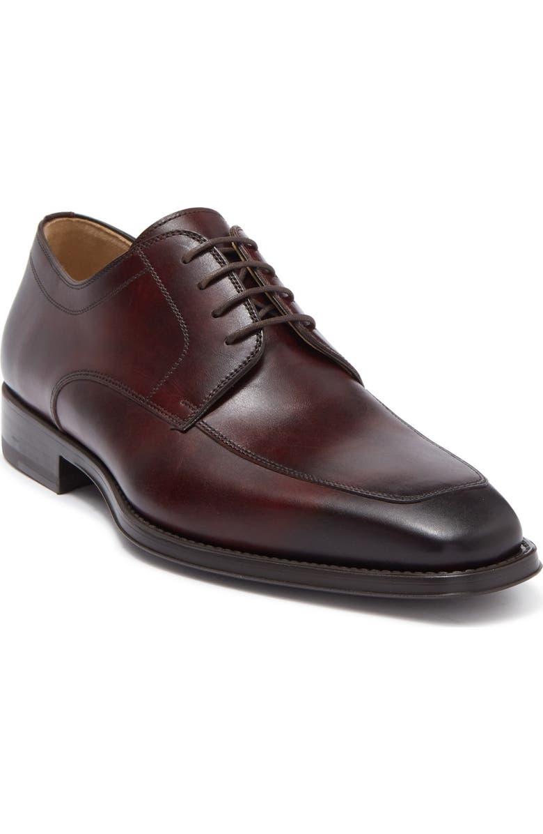 Magnanni Bruno II Derby - Wide Width Available, Main, color, Midbrown