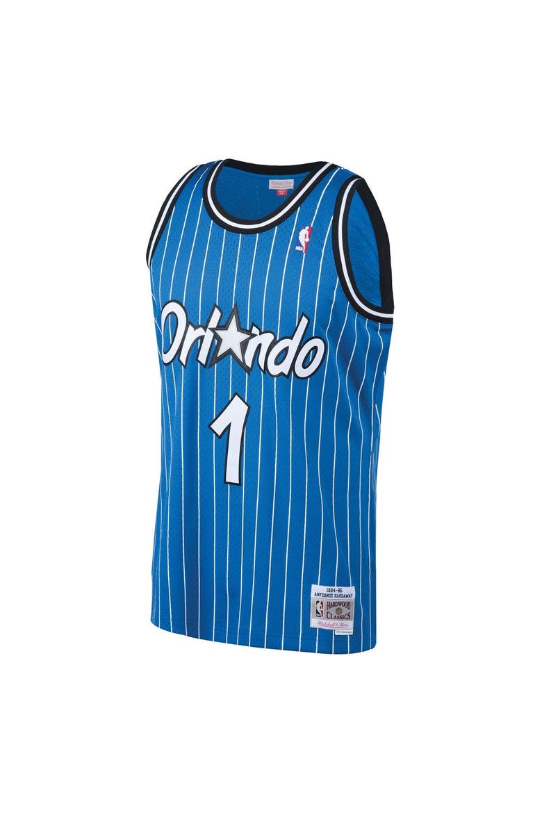 Men's Mitchell & Ness Penny Hardaway Blue Orlando Magic 1994-95 Hardwood Classics Swingman Jersey, Alternate, color, Blue