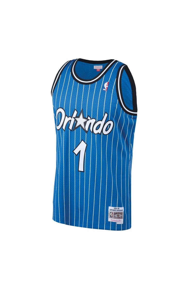 Mitchell & Ness Men's Mitchell & Ness Penny Hardaway Blue Orlando Magic 1994-95 Hardwood Classics Swingman Jersey, Alternate, color, 