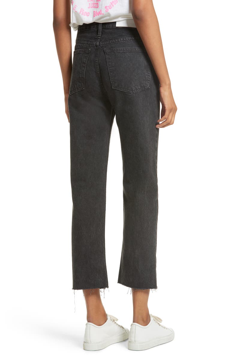 Re/Done Originals High Waist Stove Pipe Jeans, Main, color, 