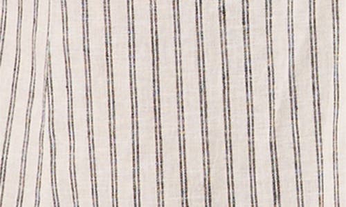 Marine Layer Camila Maxi Dress In Navy Stripe/beige