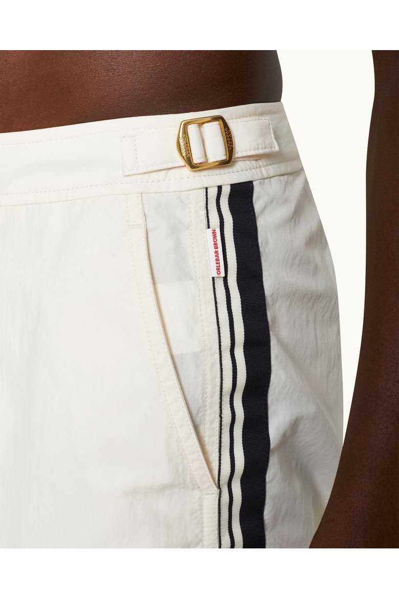 Bulldog Tailored-Fit Swim Shorts, Alternate, color, WHITE SAND