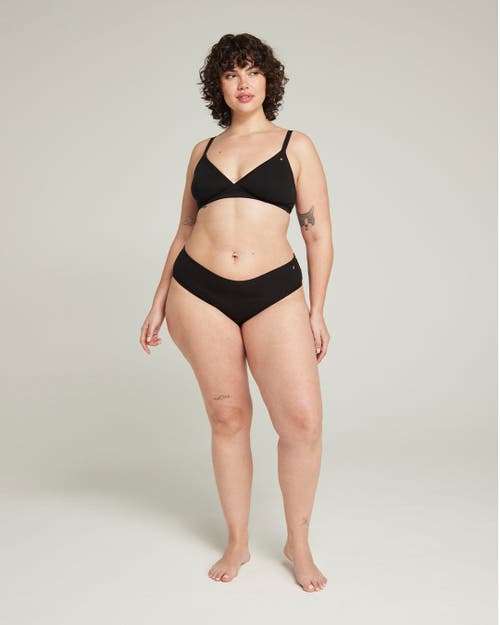 Nudea The Organic Cotton Midi Brief 2 Pack In Black