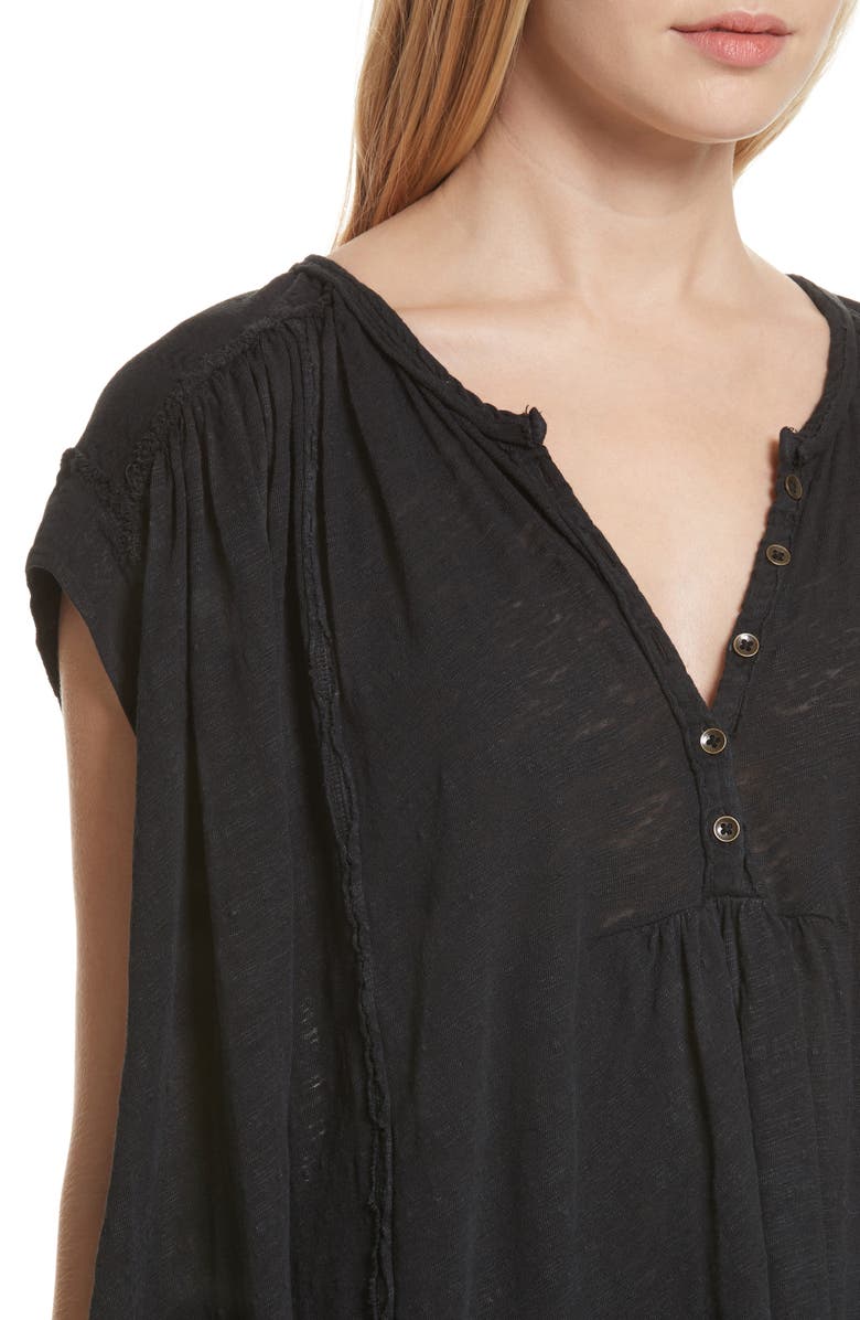 Free People We the Free by Free People Aster Henley Top, Alternate, color,