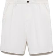 MANGO Elastic Waist Shorts