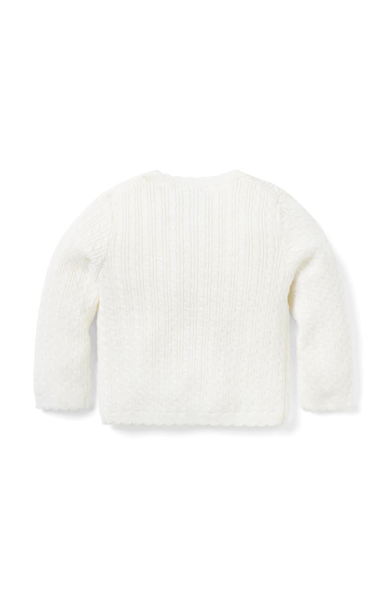 Janie and Jack Baby Cable Knit Cardigan, Alternate, color, 