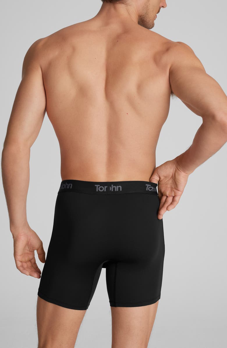 Tommy John 3-Pack Air Cool Mesh Boxer Briefs, Alternate, color, Black