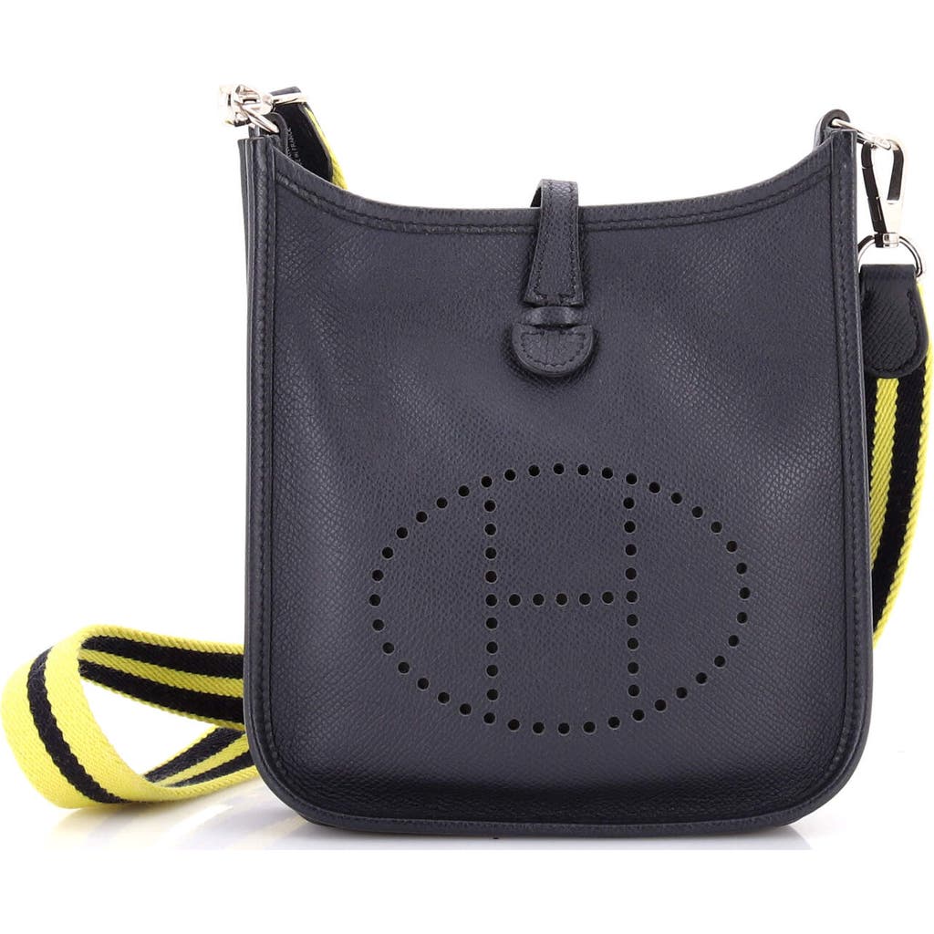 Pre-owned Hermes Hermes Evelyne Bag Gen Iii Epsom Tpm In Blue
