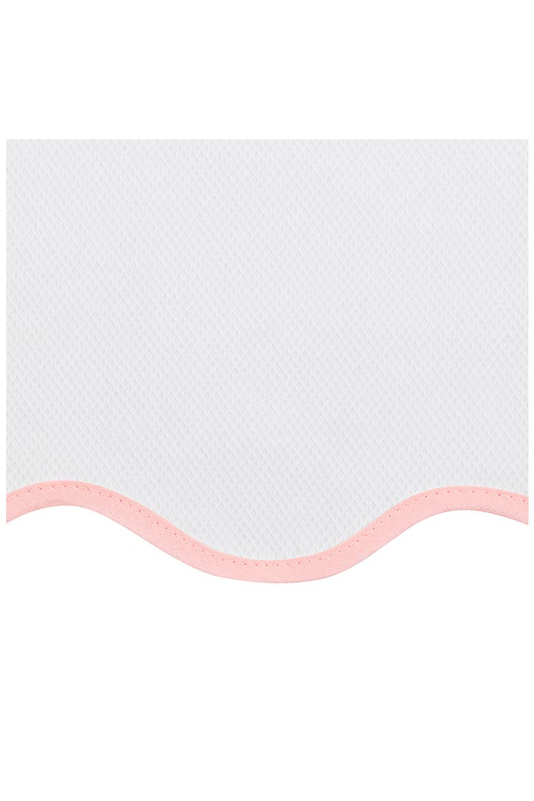 Camilla Piqué Coverlet, Alternate, color, PINK