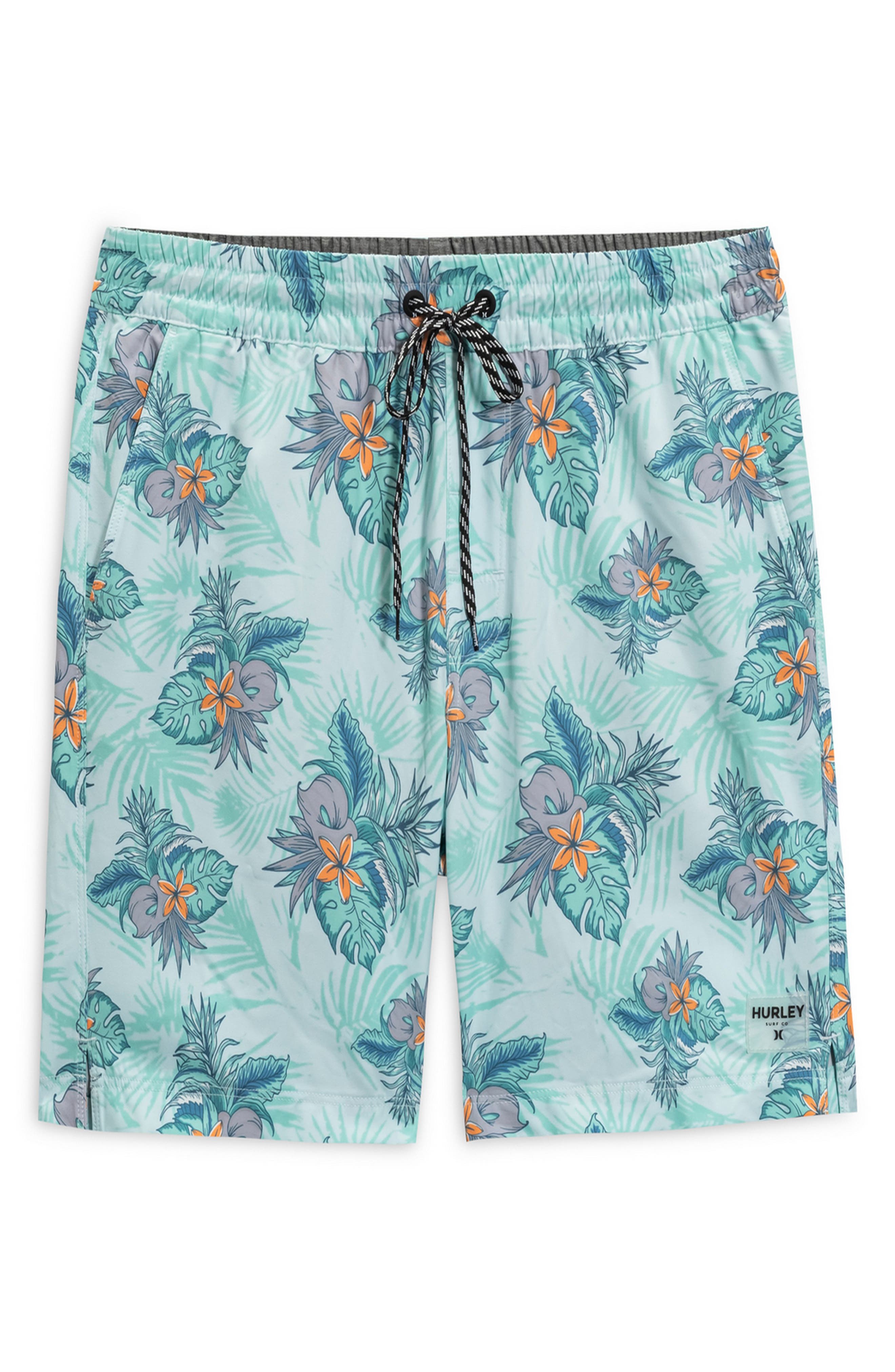 Hurley Tropic Cluster Stripes Volley Swim Shorts