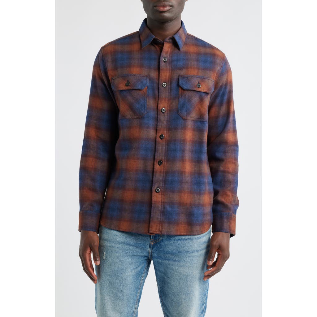 Pendleton Burnside Plaid Flannel Button-up Shirt In Multi