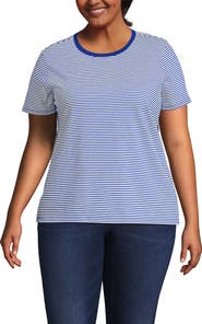Lands' End Supima Cotton Crewneck T-Shirt