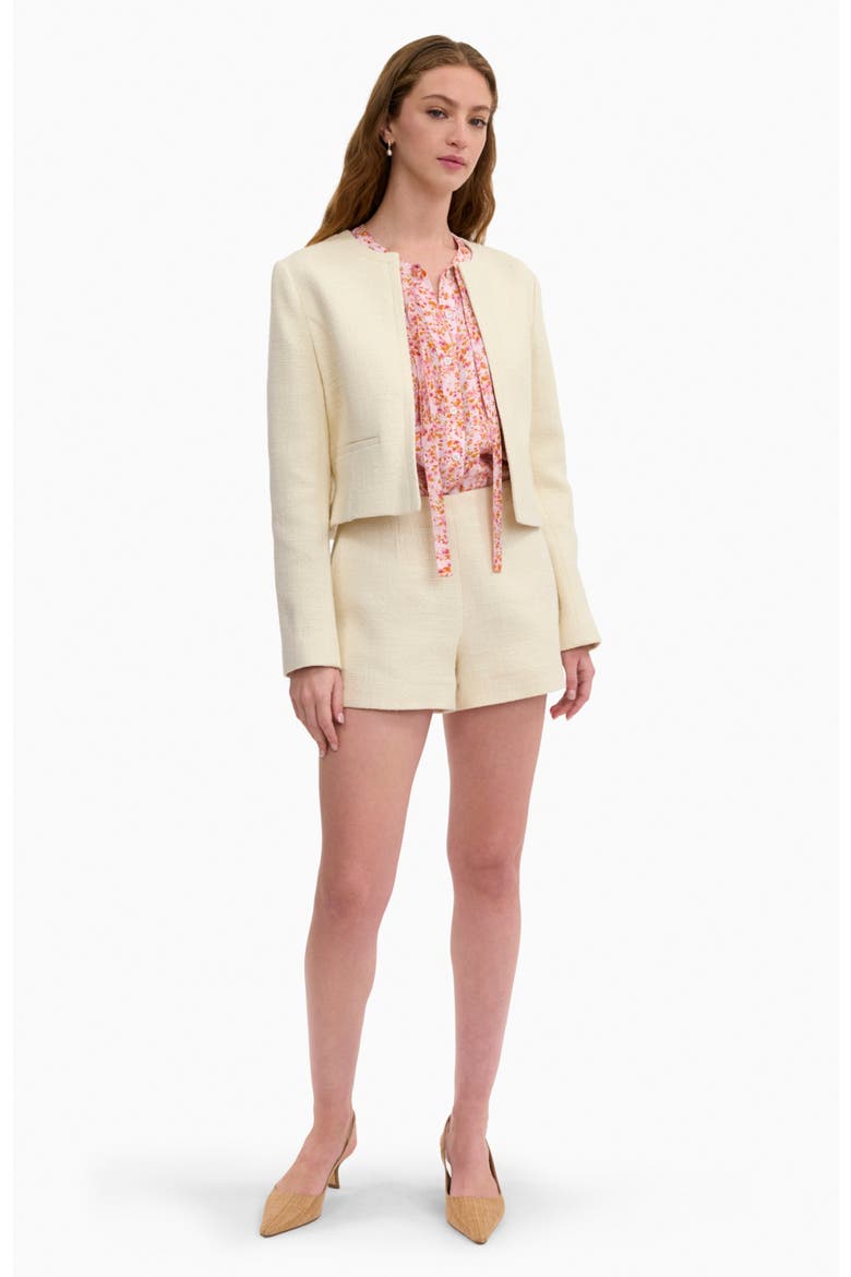Margot Tweed Jacket, Main, color, Cream