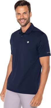 Coolibar Men's Victory Lap Short Sleeve Polo, UPF 50+ Sun Protection