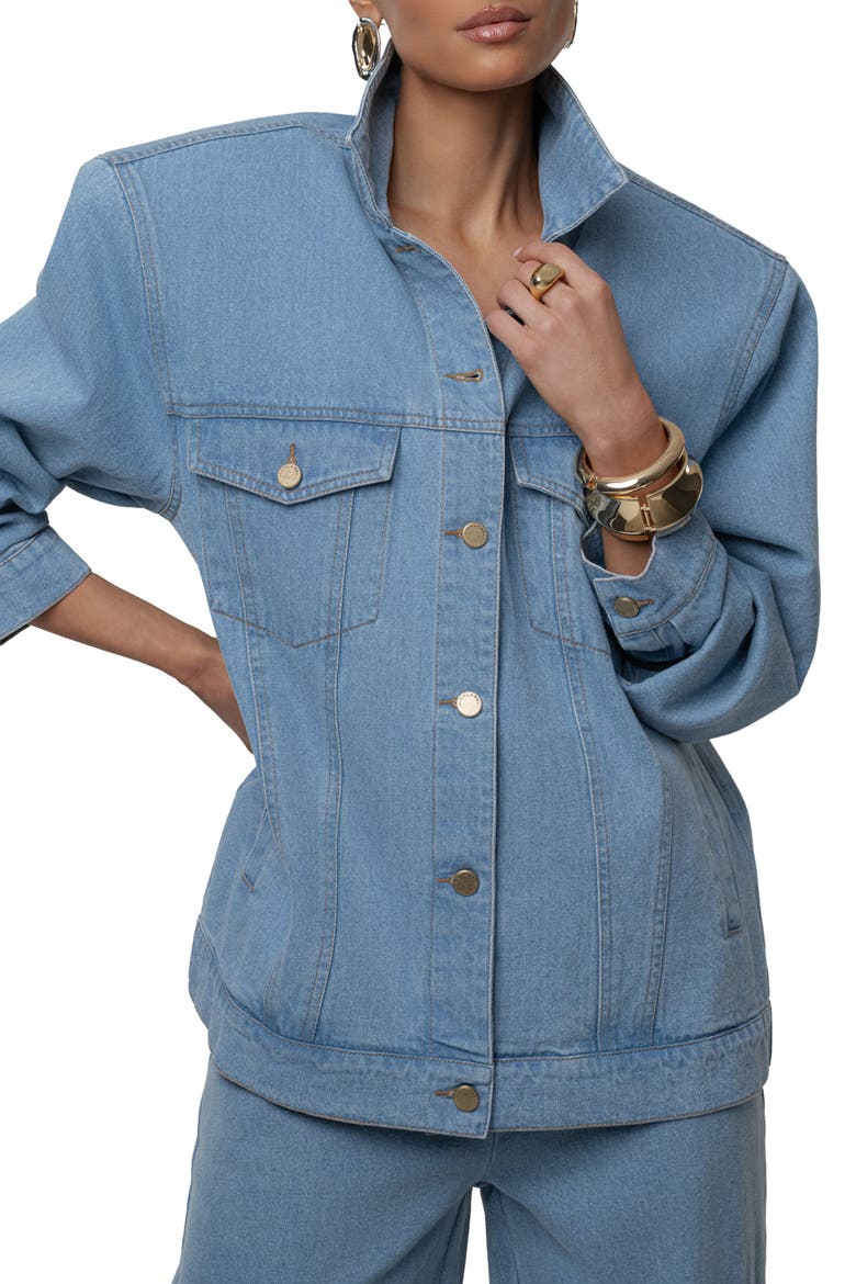 Next Phase Denim Jacket, Alternate, color, Medium Wash