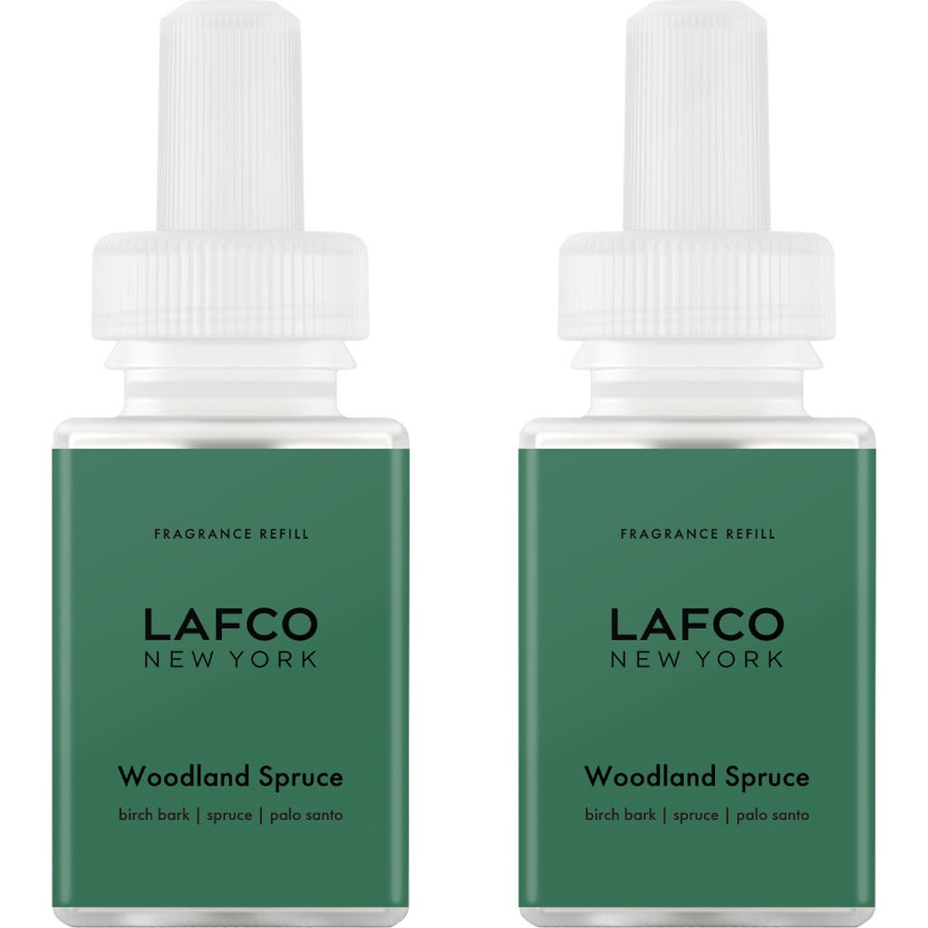 Pura X Lafco Birchwood Molasses 2-pack Smart Diffuser Fragrance Refills In Woodland Spruce