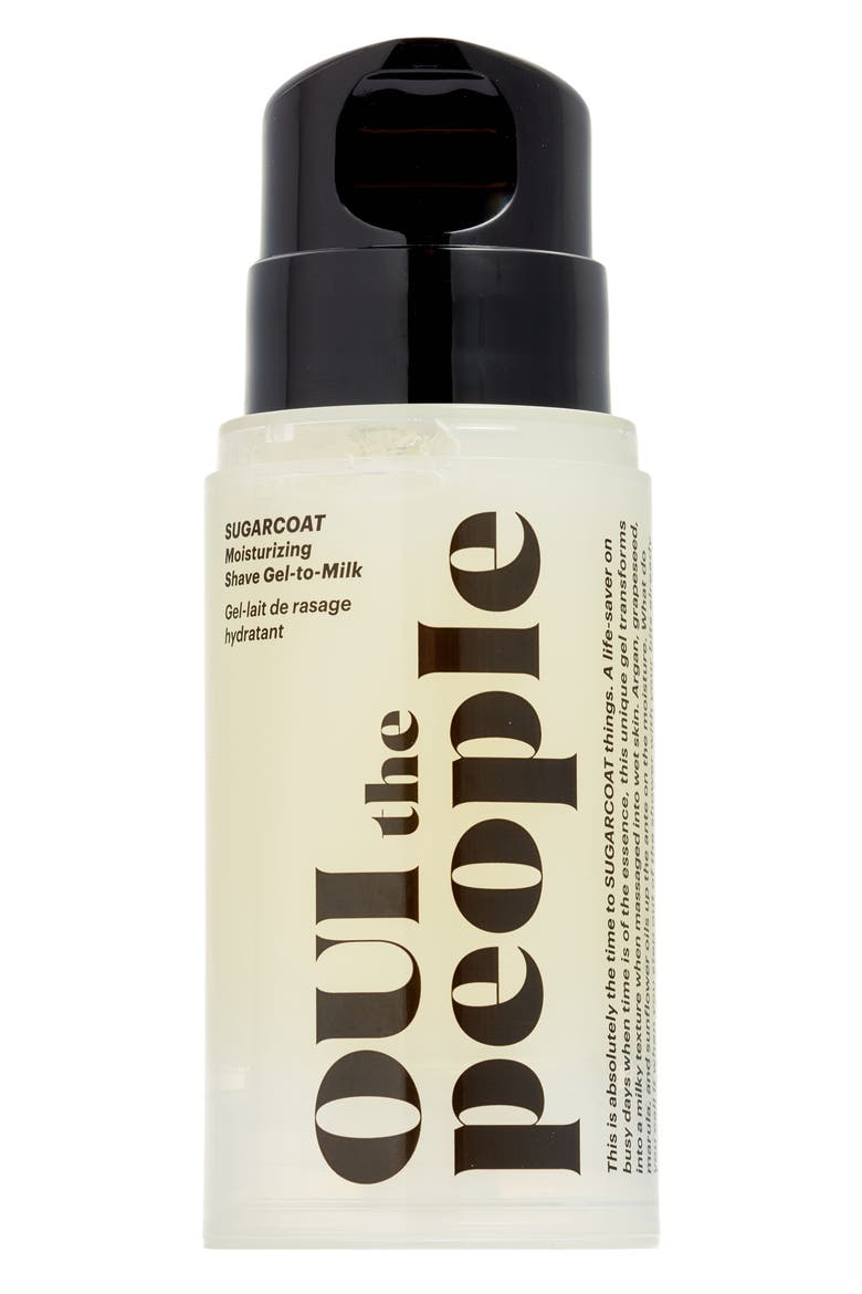 SUGARCOAT Moisturizing Gel-to-Milk Shave Gel, Main, color, SUGARCOAT