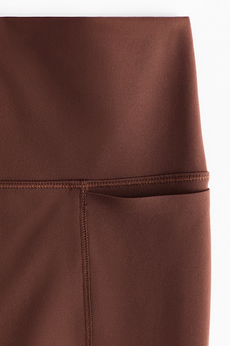 Running Leggings With Shapemove, Alternate, color, Sepia brown