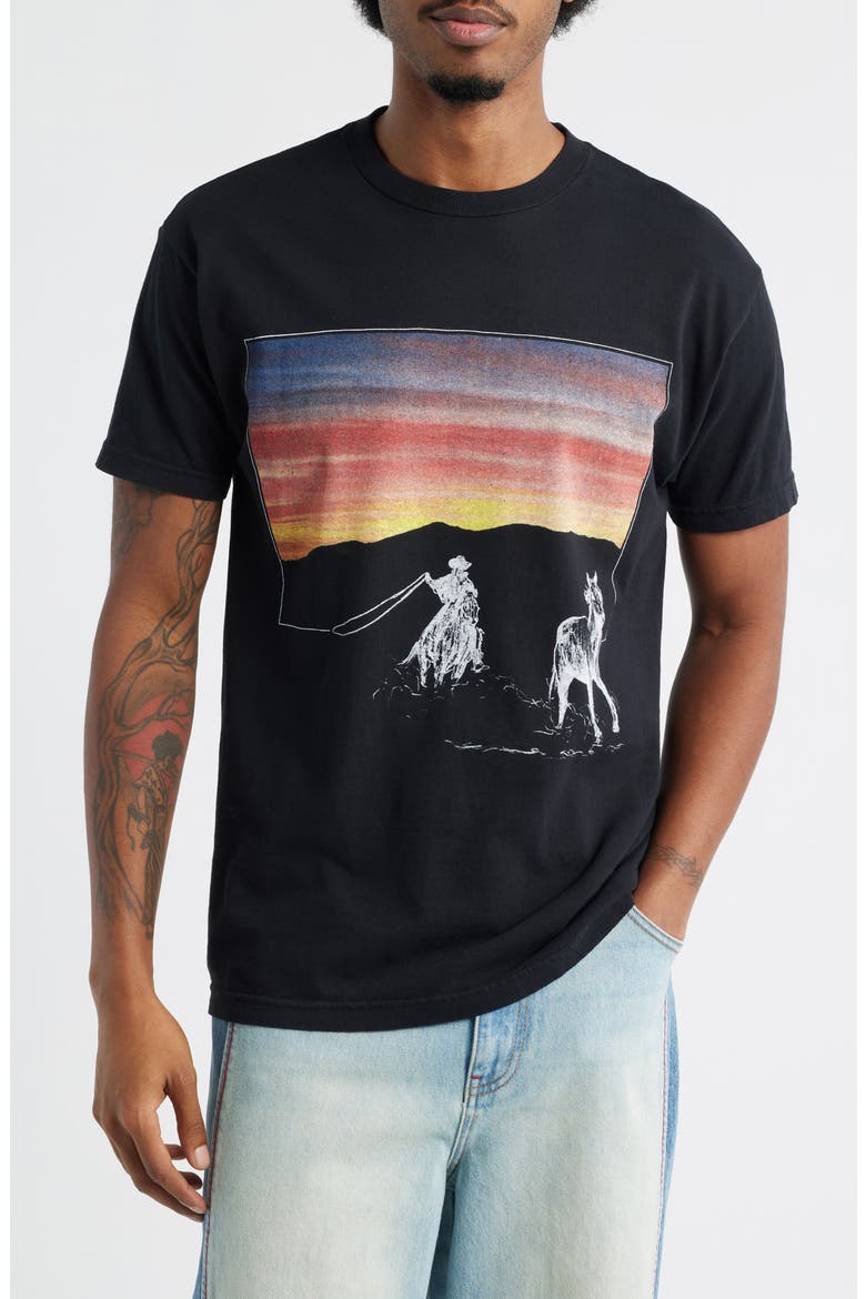 Seed of Memory Graphic T-Shirt, Main, color, BLACK