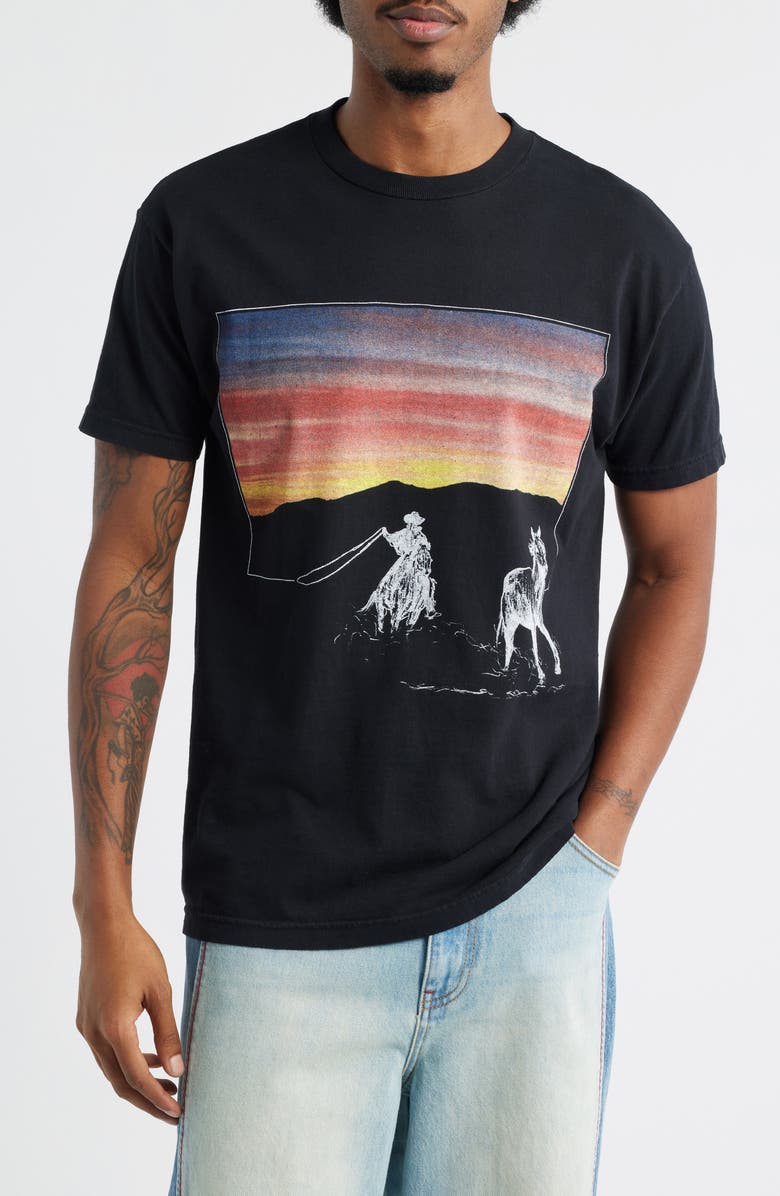 ONE OF THESE DAYS Seed of Memory Graphic T-Shirt, Main, color, Black