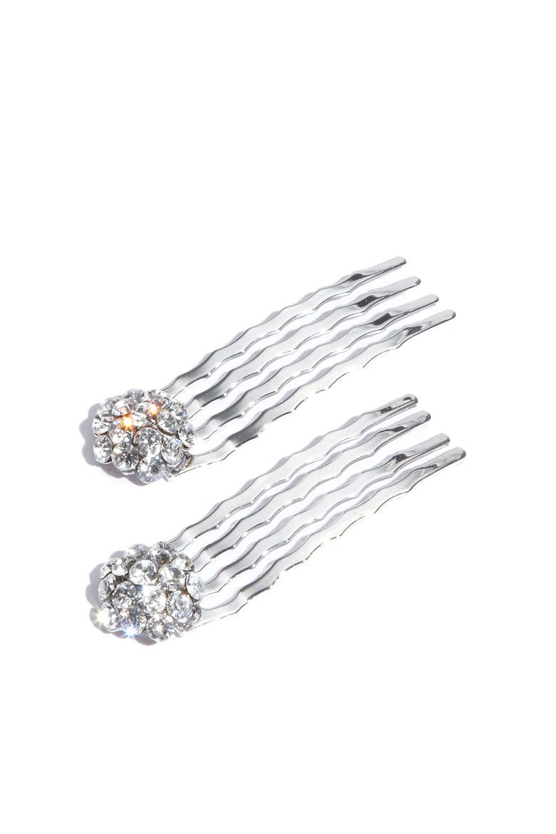 Crystal Hair Picks, Alternate, color, CRYSTAL
