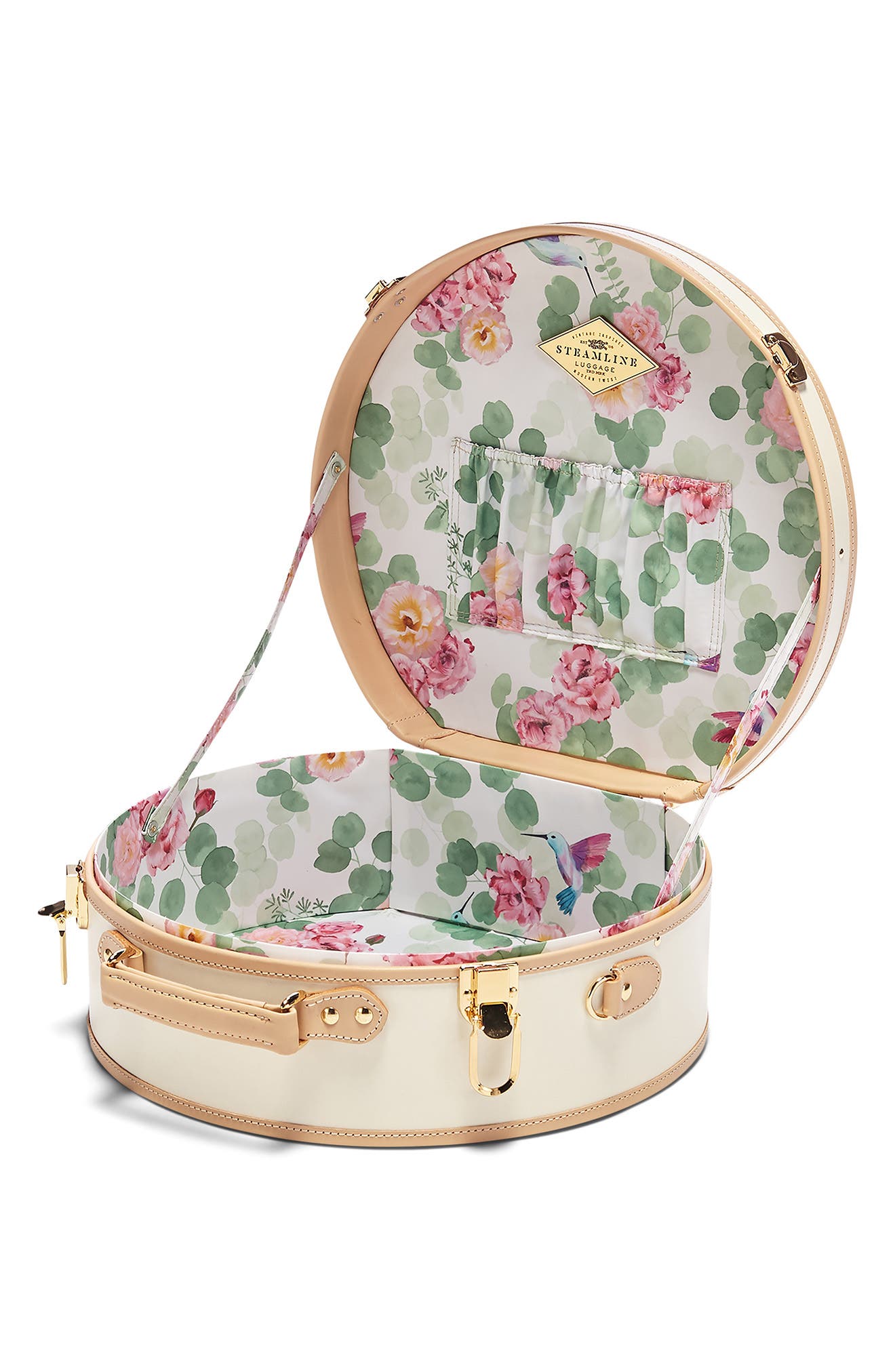 SteamLine Luggage The Sweetheart Large Hatbox, Alternate, color, 