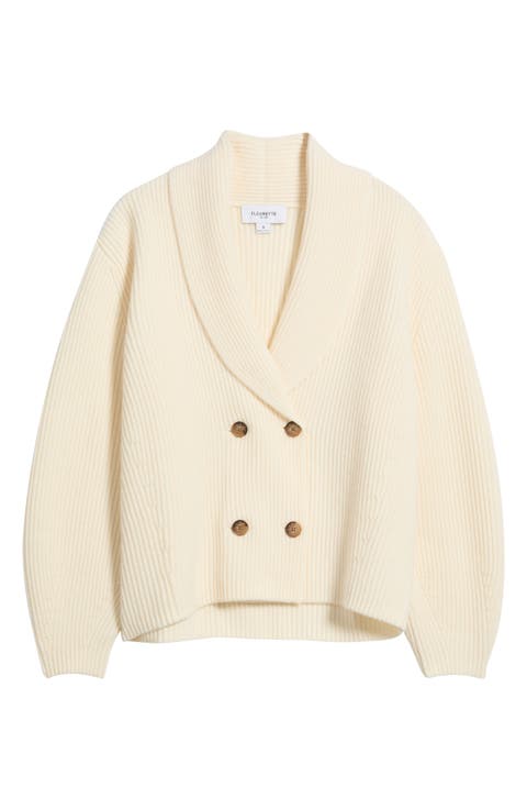 Shawl Collar Rib Cardigan