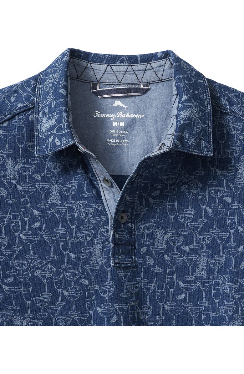 Tommy Bahama Sippin' Soiree Short Sleeve Cotton Polo, Alternate, color, 