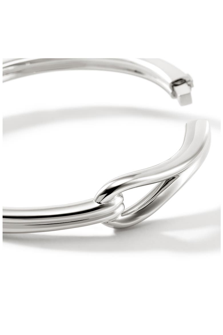 Surf Hinged Bangle, Alternate, color, SILVER