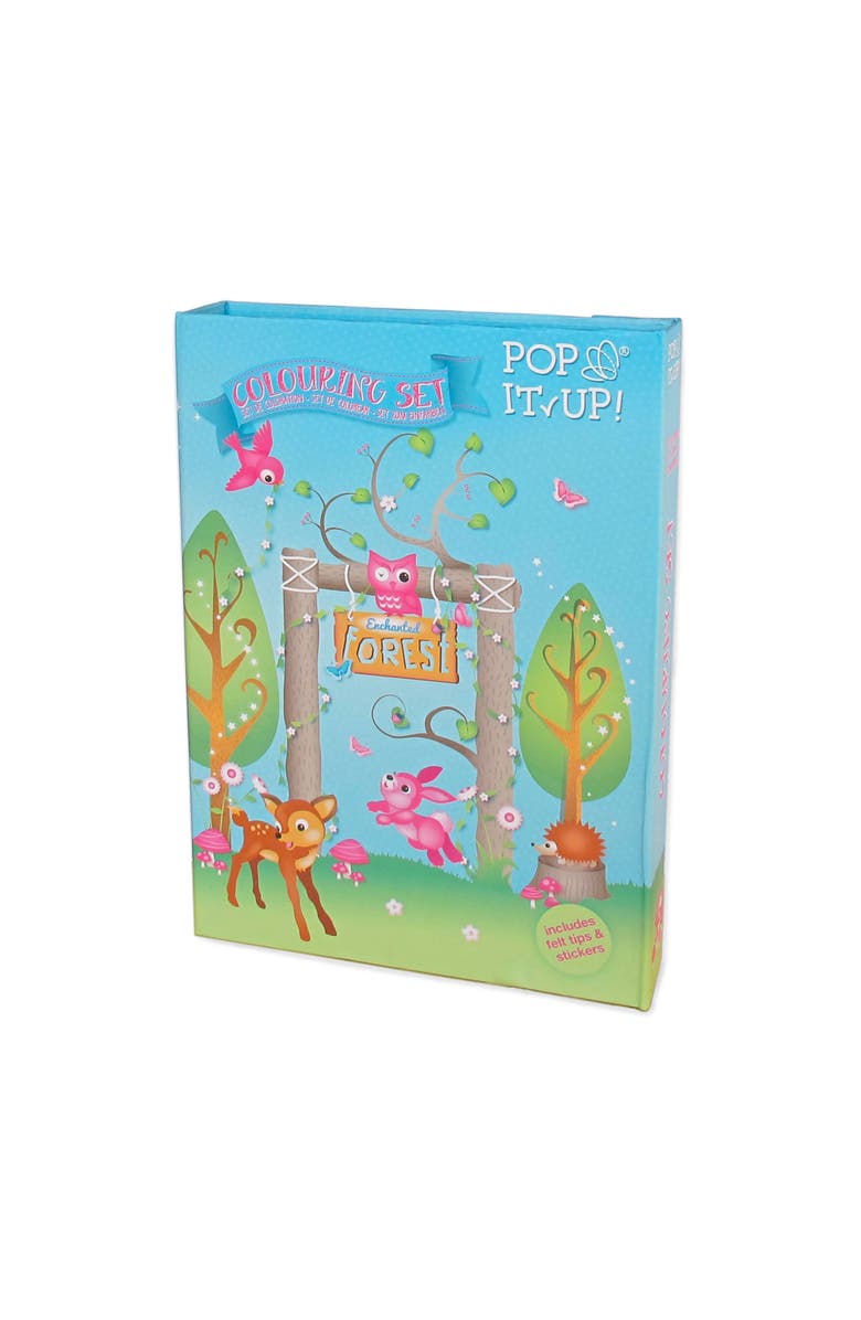 Fun2Give Enchanted Forest Art Kit With Mini Toy Pop Up, Alternate, color, Multicolored