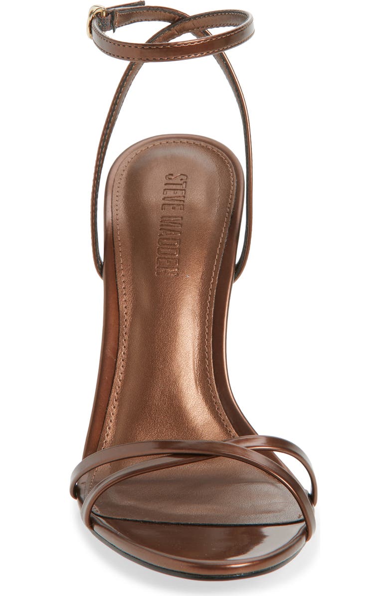 Steve Madden Ankle Strap Stiletto Sandal, Alternate, color, Topaz Pearl