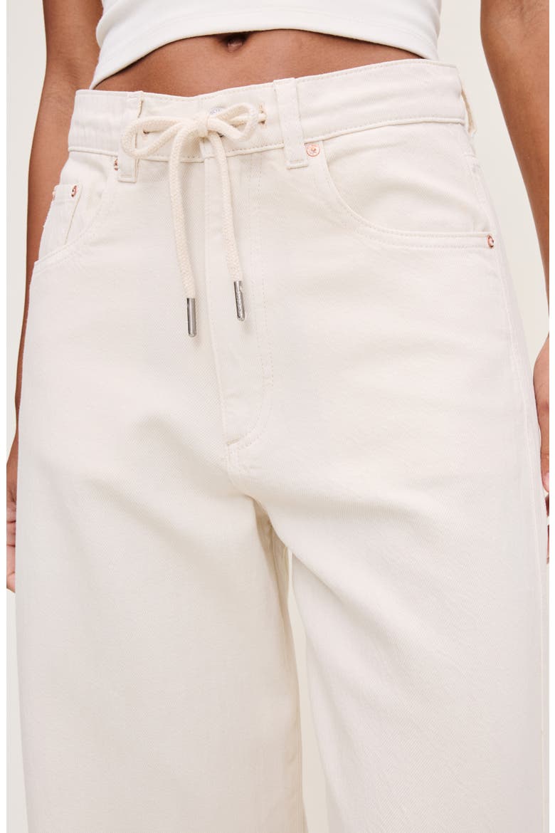 Taylor Relaxed Barrel Leg Jeans, Alternate, color, FLAX