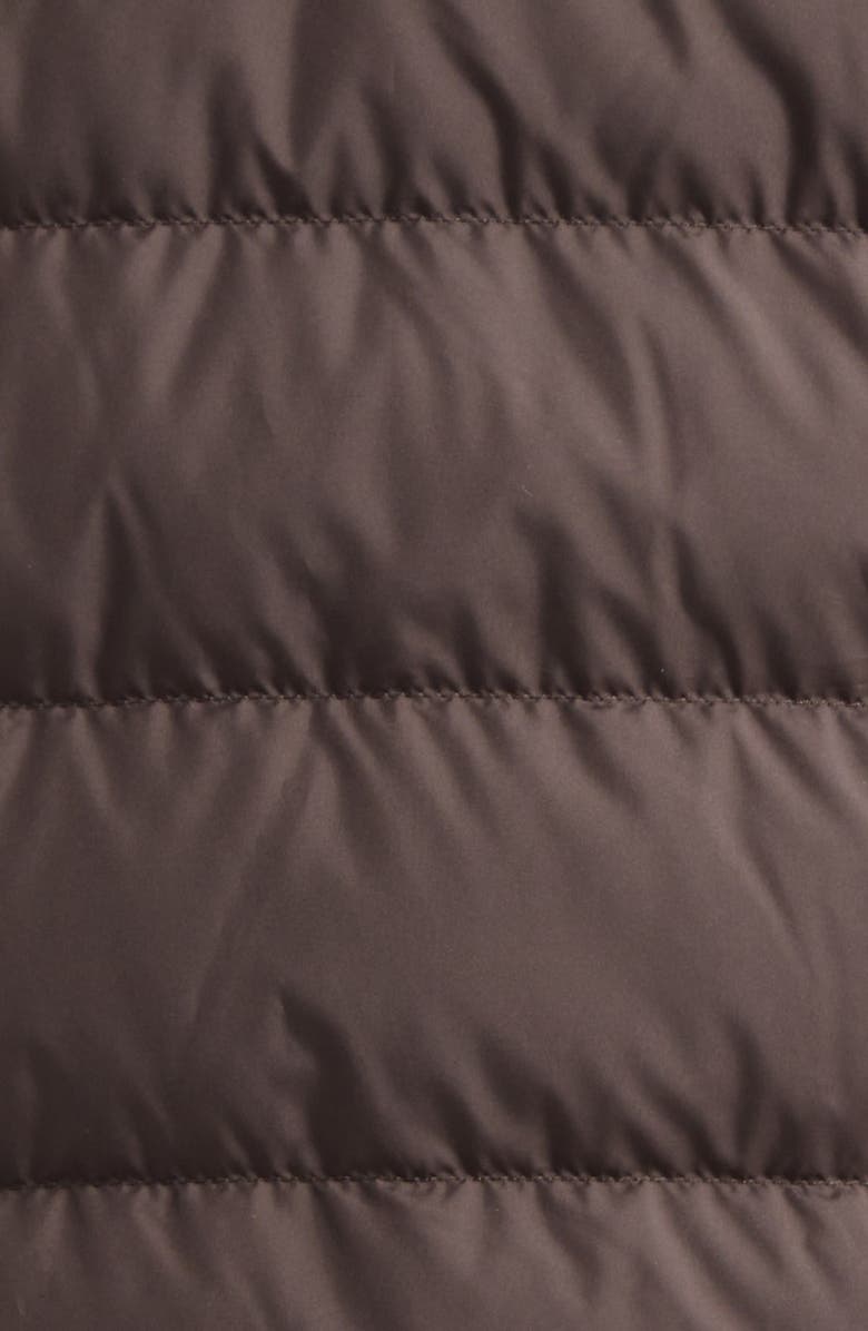 Moncler Treompan Down Puffer Vest, Alternate, color, Brown