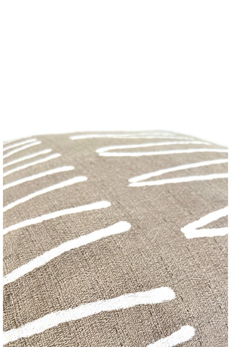 Sadza Lines Pillow Cover - Savanna Beige 18", Alternate, color, Beige