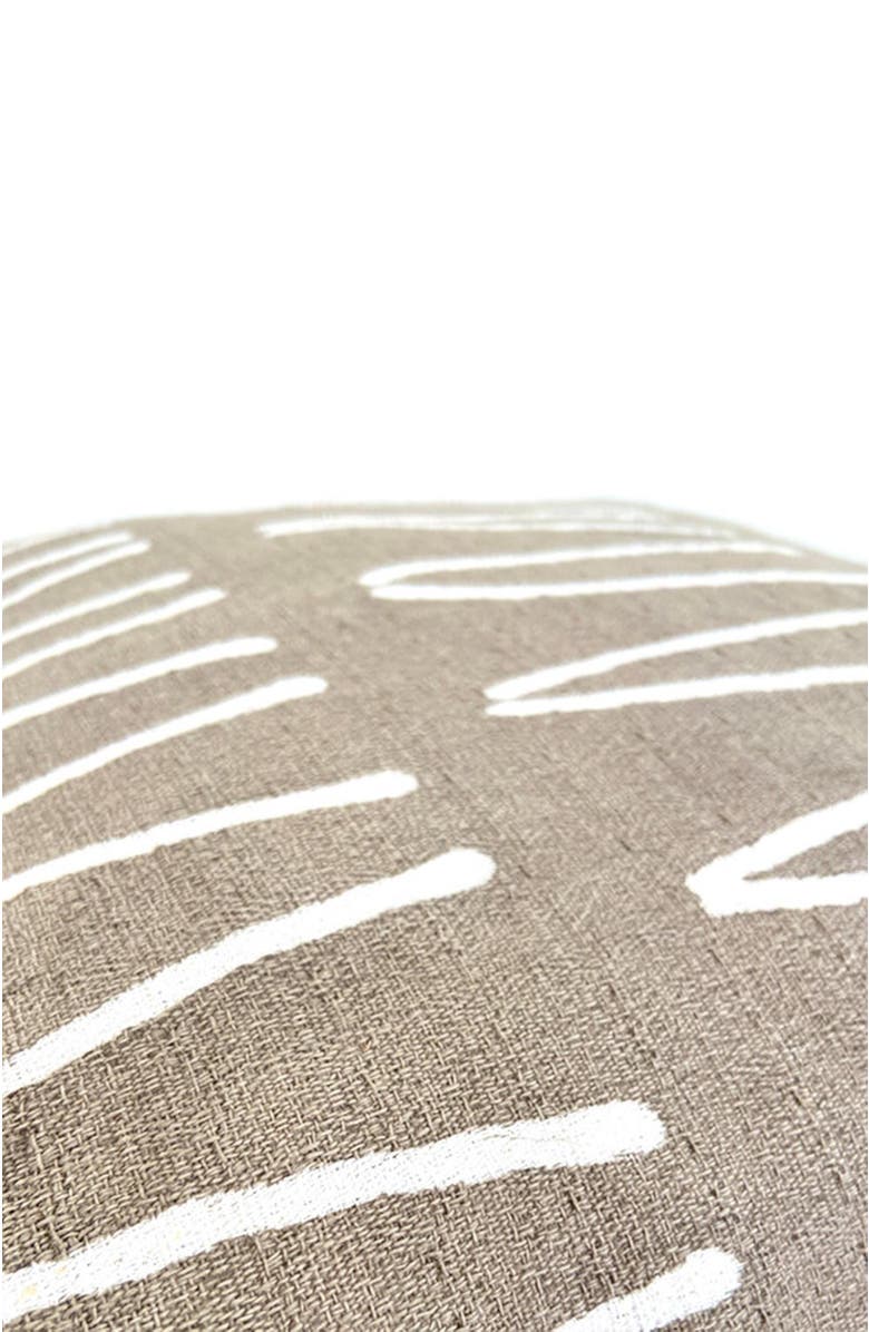 Mbare Sadza Lines Pillow Cover - Savanna Beige 18", Alternate, color, Beige
