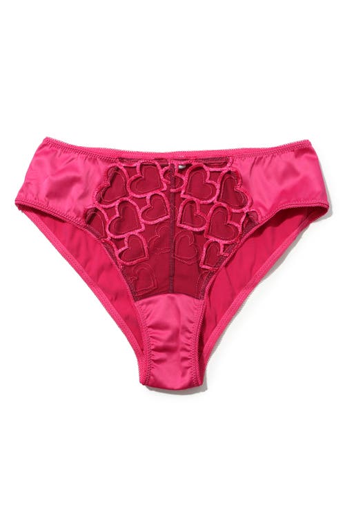 Hanky Panky I Heart You Briefs In Pink