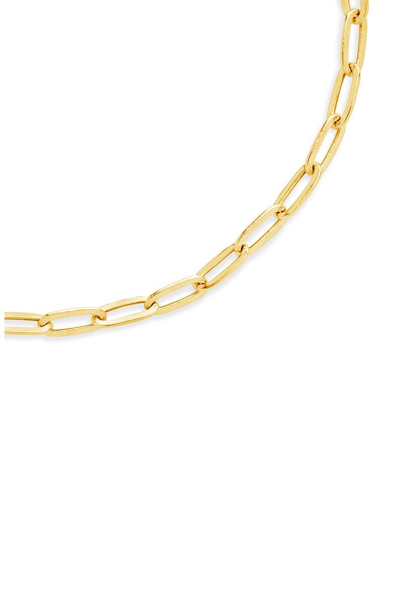 SF Fine 14K Yellow Gold Paperclip Link Bracelet, Alternate, color, GOLD