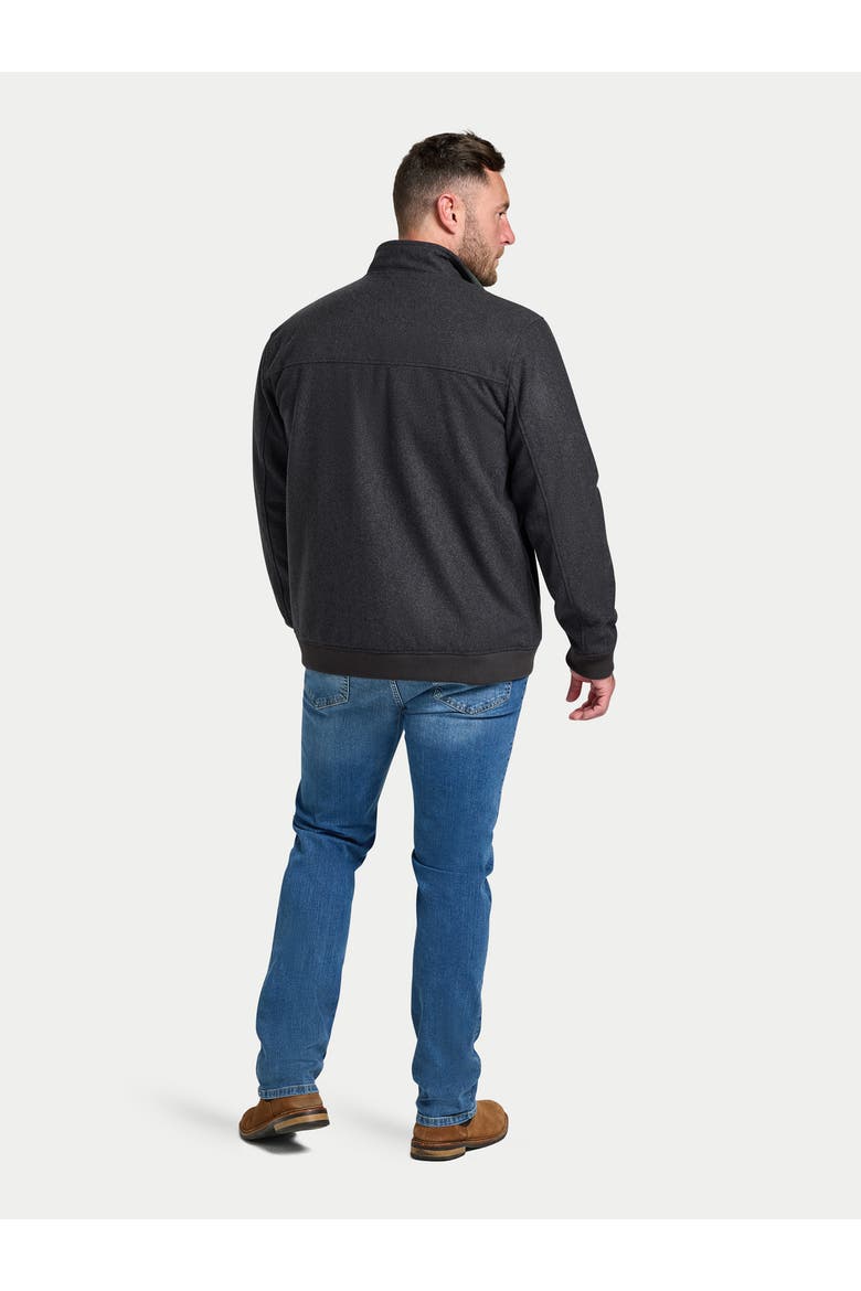 Wool Harrington Jacket, Alternate, color, Charcoal