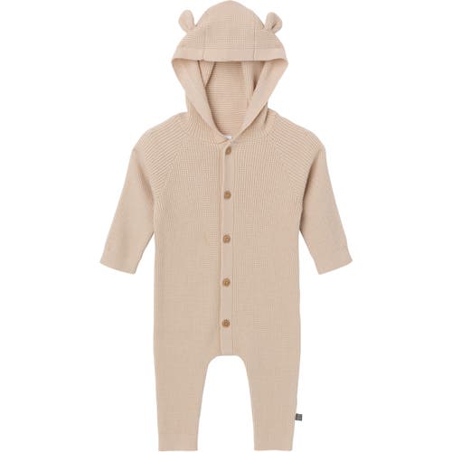 Modern Moments™ By Gerber Hooded Sweater Romper In Beige