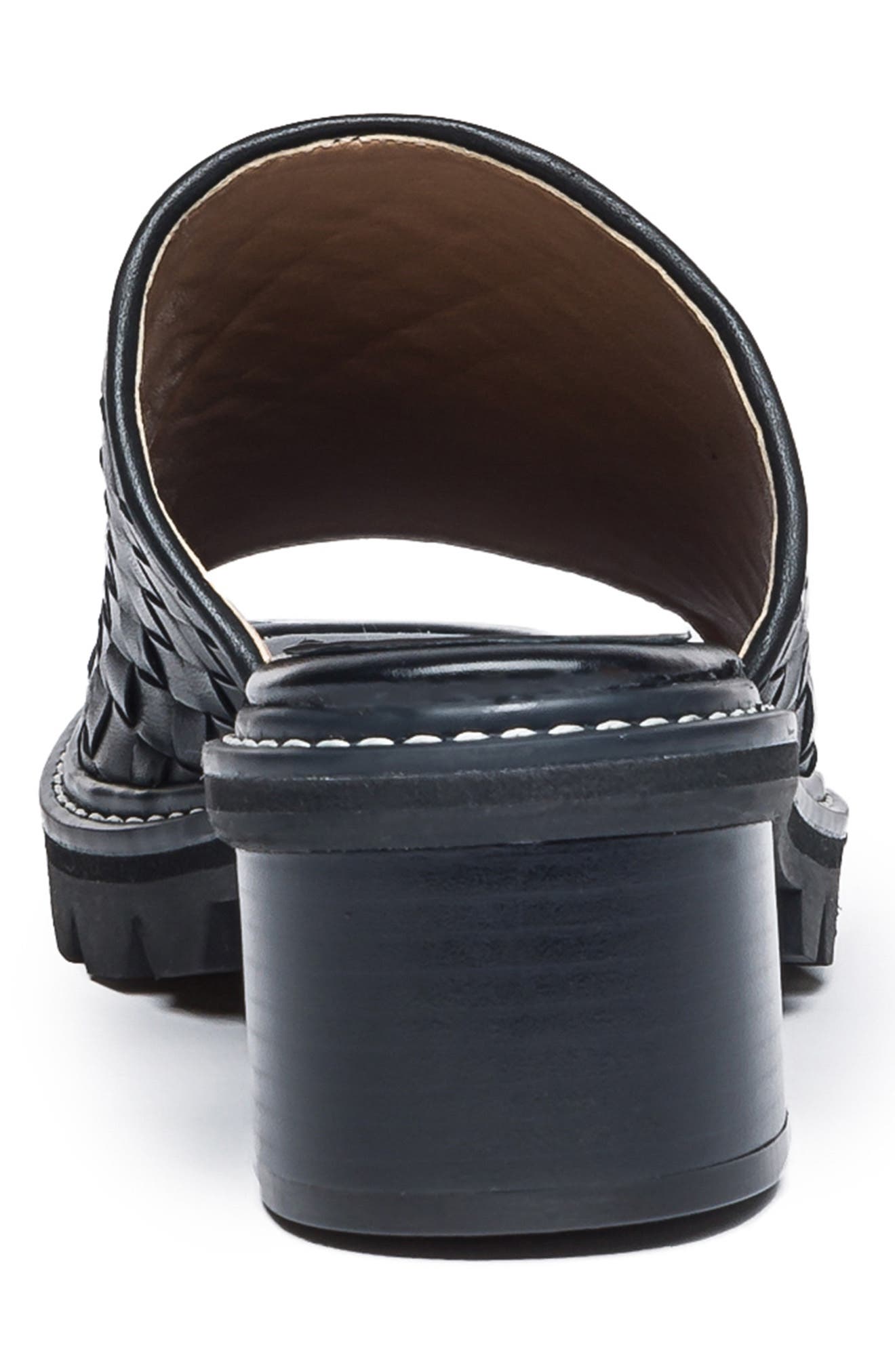 BERNARDO STUDIO Sindy Woven Leather Mule Sandal, Alternate, color, 